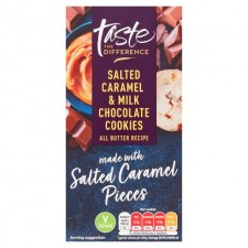 Sainsburys Taste The Difference Salted Caramel Cookies 200g