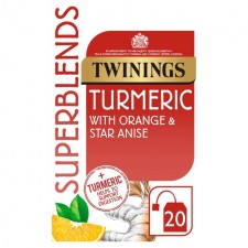 Twinings Superblends Turmeric Orange and Star Anise 20 Tea Bags