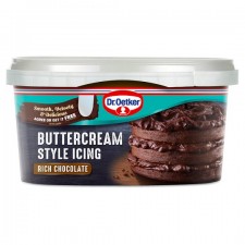 Dr Oetker Buttercream Style Icing Rich Chocolate 400G