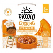 Piccolo Organic Pumpkin and Cheese Stir In Pasta Sauce 120g