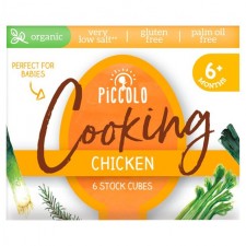 Piccolo Organic Stock Cubes Chicken 6 x 8g