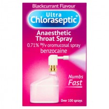 Ultra Chloraseptic Anaesthetic Throat Spray Blackcurrant Flavour 15ml