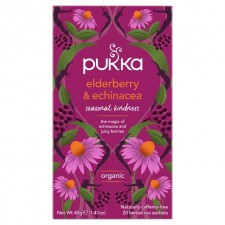 Pukka Elderberry and Echinacea With Elderflower 20 Teabags