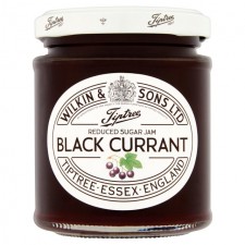 Wilkin and Sons Tiptree Reduced Sugar Blackcurrant Jam 200g