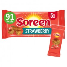 Soreen Strawberry Lunchbox Loaves 5 Pack