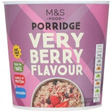 Marks and Spencer Very Berry Flavour Porridge Pot 70g