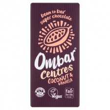Ombar Centres Coconut and Vanilla Vegan Chocolate 70g