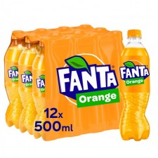 Fanta Orange 12x500ml Bottles