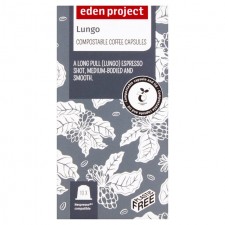 Eden Project Home Compostable Nespresso Capsules Lungo 10 per pack