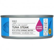 Marks and Spencer Tuna Steak in a Little Spring Water 120g