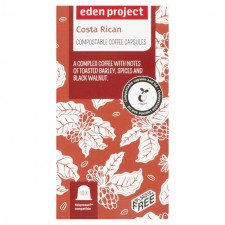 Eden Project Home Compostable Nespresso Capsules Costa Rica 10 per pack