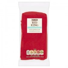 Tesco Ready To Roll Coloured Icing Red 250g