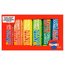 Tonys Chocolonely Rainbow Tasting Pack Fairtrade 288g