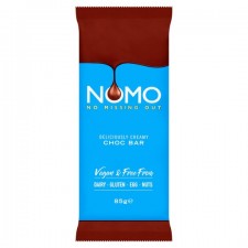 Nomo Vegan and Free From Deliciously Creamy Chocolate Bar 85g