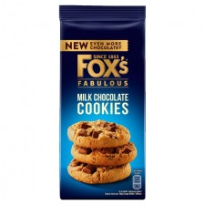Retail Pack Foxs Milk Chocolate Chunkie Cookies 8 x180g