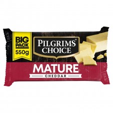 Pilgrims Choice Mature Cheddar Cheese 550g