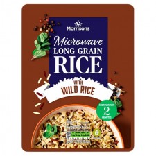 Morrisons Microwave Long Grain and Wild Rice 220g