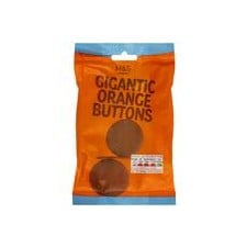 Marks and Spencer Gigantic Orange Milk Chocolate Buttons 150g