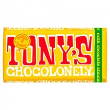 Tonys Chocolonely Milk Chocolate Almond Honey Nougat 180g