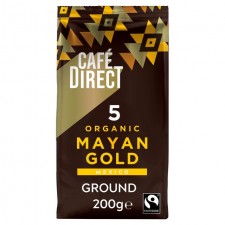 CafeDirect Mayan Gold Mexico Roast Ground Coffee 200g 