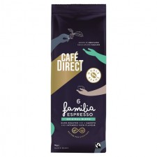 Cafedirect Fairtrade Espresso Whole Coffee Beans 1kg