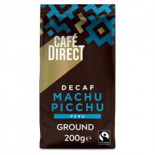 CafeDirect Machu Picchu Decaff Roast Ground Coffee 200g