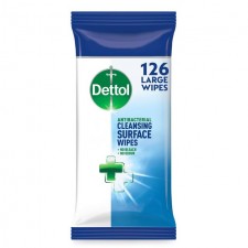 Dettol Antibacterial Surface Cleansing Wipes 126 Pack