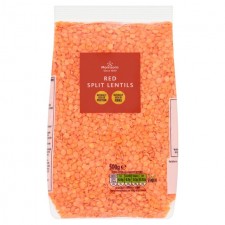 Morrisons Wholefoods Red Split Lentils 500g