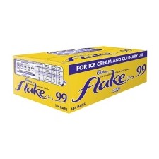 Cadbury Flakes 144 Bar Pack ideal For Ice Cream 99s