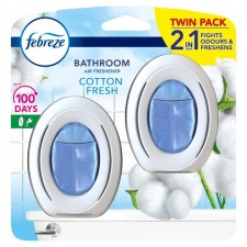 Febreze Bathroom Air Freshener Cotton 2 pack