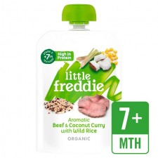 Little Freddie Beef and Coconut Curry with Wild Rice 130g