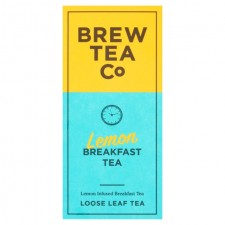 Brew Tea Co Lemon Breakfast Loose Leaf Tea 113g