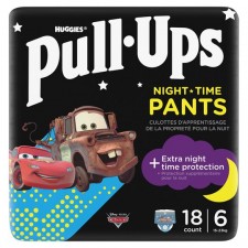 Huggies Pull Ups Trainers Night Boy 18 Pack Size 5