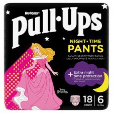 Huggies Pull Ups Trainers Night Girl 18 Pack Size 6