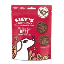 Lilys Kitchen The Best Ever Beef Mini Burgers for Dogs 70g