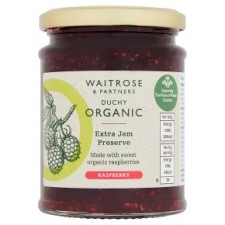 Waitrose Duchy Organic Raspberry Preserve 340g