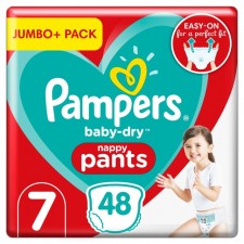 Pampers Baby Dry Nappy Pants Size 7 x 48