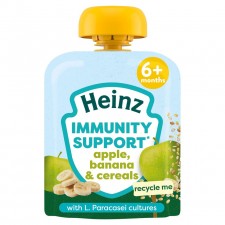 Heinz Immunity Support Apple Banana and Cereals 85g pouch