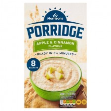 Morrisons Apple and Cinnamon Porridge 8 Sachets 288g