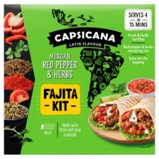 Capsicana Mexican Red Pepper and Herbs Fajita Kit