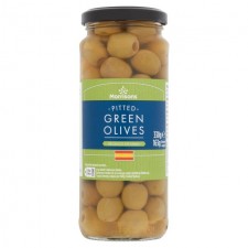 Morrisons Pitted Green Olives 330g