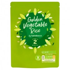 Sainsburys Microwaveable Golden Vegetable Rice 250g