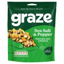 Graze Sea Salt and Pepper Veggie Protein Nuts 100g