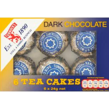 Tunnocks Dark Chocolate Teacakes 6 Pack