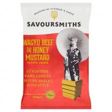 Savoursmiths Wagyu Beef and Honey Mustard Luxury English Potato Crisps 150g