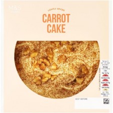Marks and Spencer Lightly Spiced Carrot Cake 410g