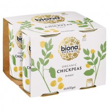 Biona Organic Chick Peas 4 x 400g