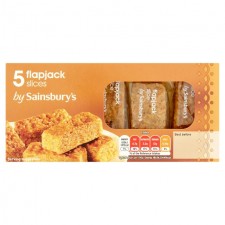 Sainsburys Flapjack Slices 5 per pack 160g