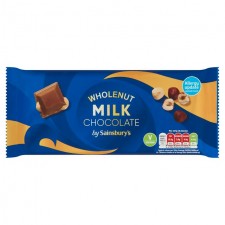 Sainsburys Wholenut Milk Chocolate 200g