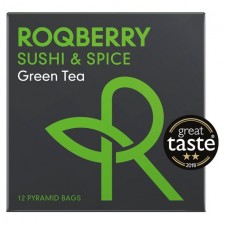 Roqberry Sushi and Spice Green Tea Bags 12 per pack